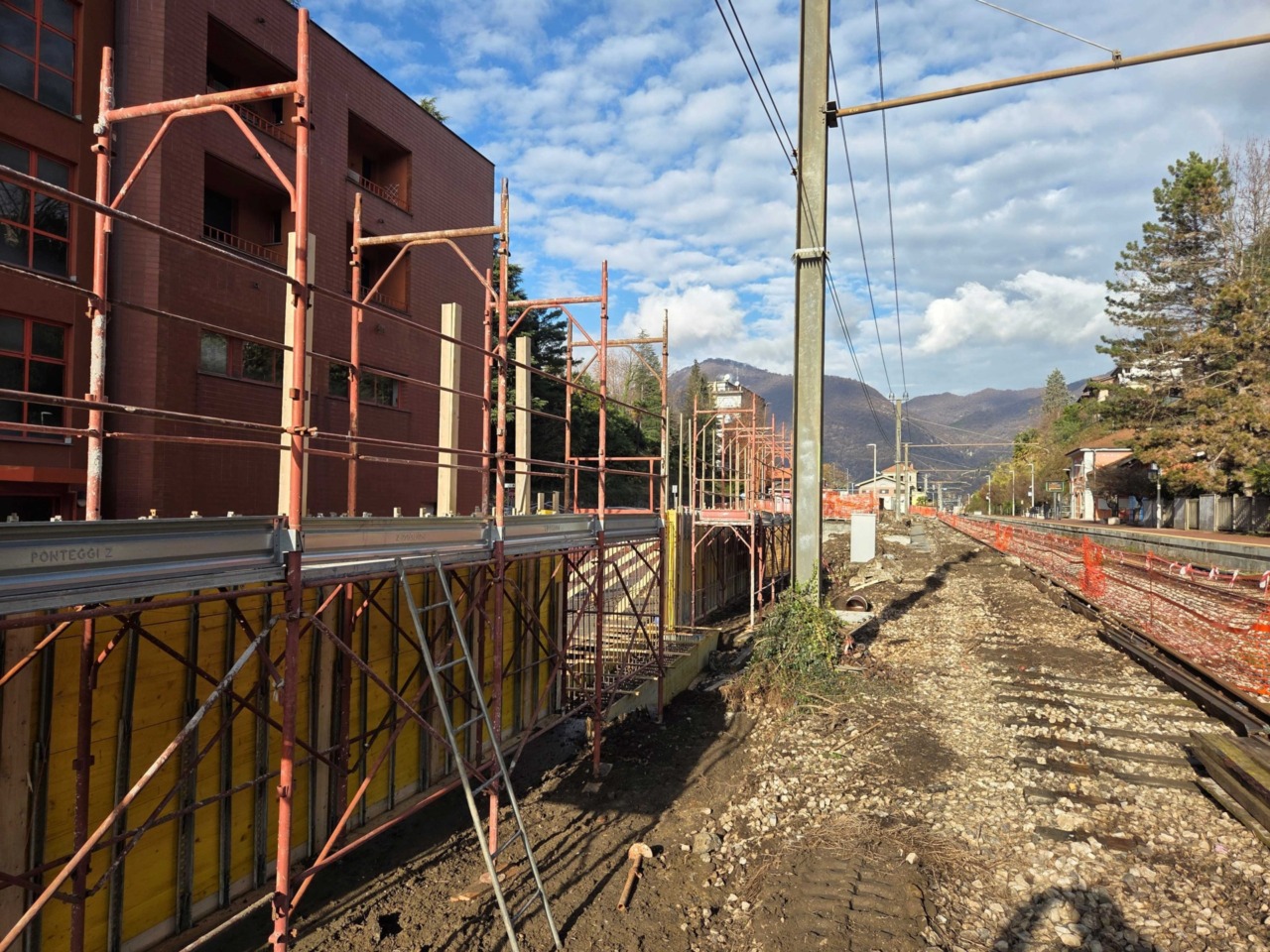 Avanzano i lavori per il raddoppio della tratta Gemonio-Cittiglio