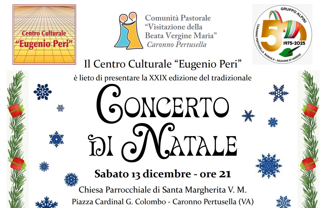 Due concerti per celebrare il Natale
