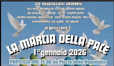 Uboldo dà il benvenuto al 2026 con la Marcia della Pace