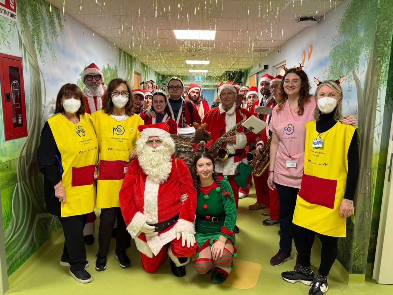 Una notte di Natale magica nei reparti pediatrici