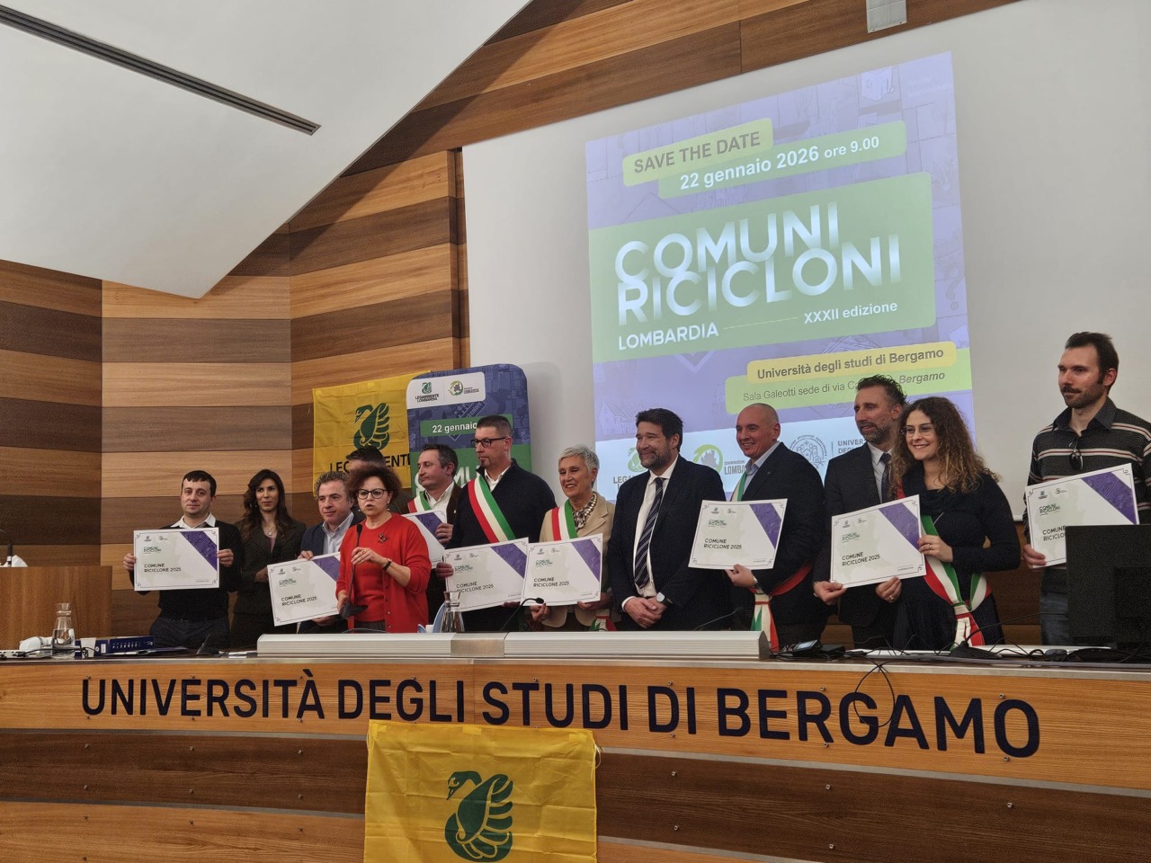 Caronno Pertusella riconfermata Comune Riciclone da Legambiente