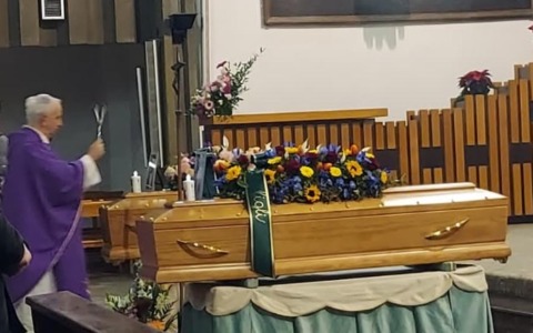 Funerali di Luigi e Angela Gassa a Castiglione Olona