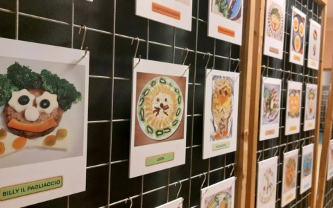 Inaugurata la mostra “Arte nel piatto” degli studenti
