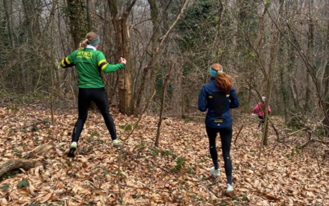 La nazionale norvegese di orientering si allena a Vergiate