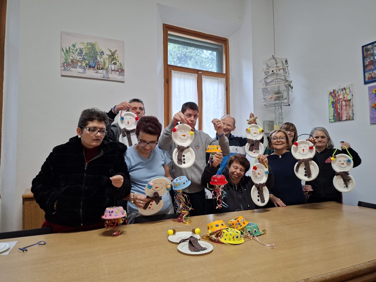 Laboratorio invernale alla Comunità disabili di Villa Comerio