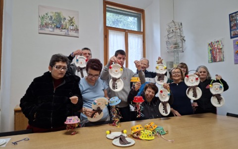 Laboratorio invernale alla Comunità disabili di Villa Comerio