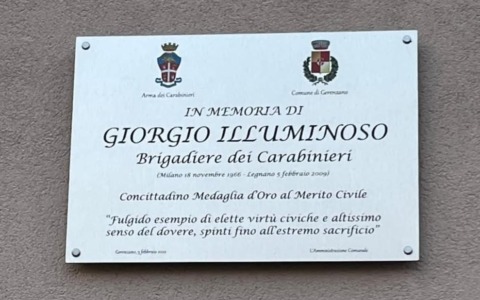 Celebrazione in onore del Brigadiere Giorgio Illuminoso