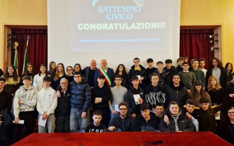Cerimonia di Battesimo Civico 2026 per i neo-diciottenni