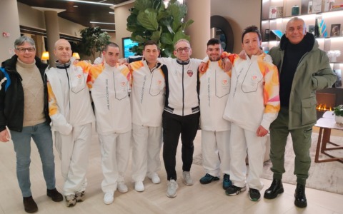 I ragazzi del Granello tra i tedofori delle Olimpiadi di Milano Cortina