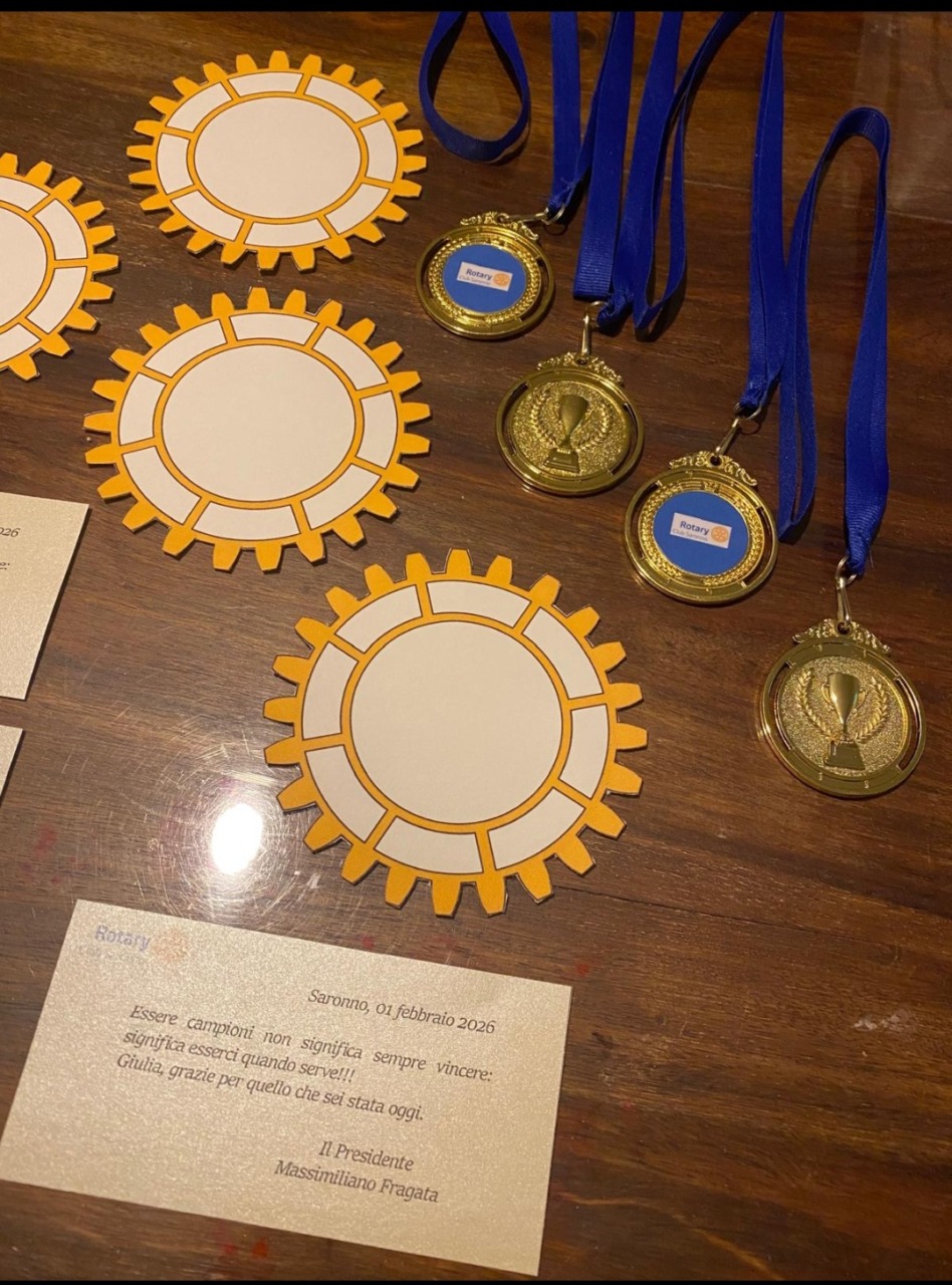 Il Rotary Club di Saronno e i piccoli atleti alla Mensa di Betania