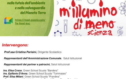 L’istituto Tommaseo partecipa a M’illumino di meno: azioni concrete e sensibilizzazione