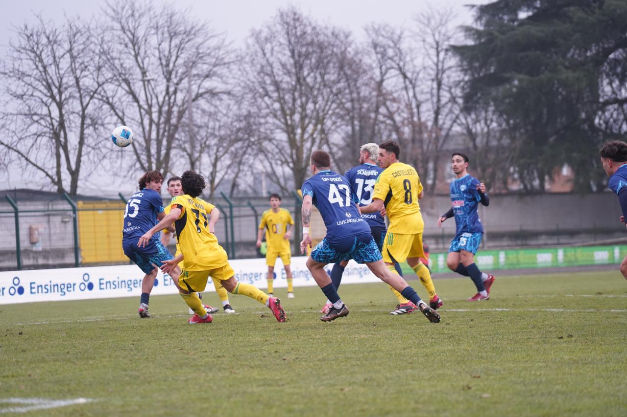 La Castellanzese perde contro la Nuova Sondrio