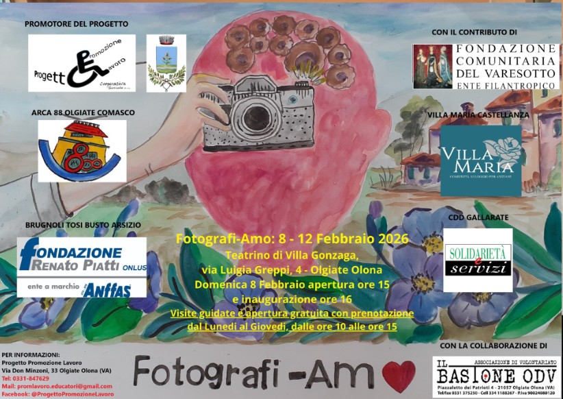 La mostra Fotografi-Amo della Cooperativa Progetto Promozione Lavoro