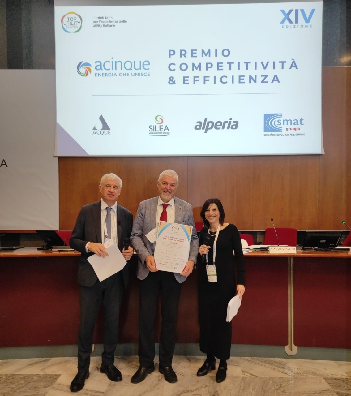 Acinque si distingue tra le eccellenze italiane