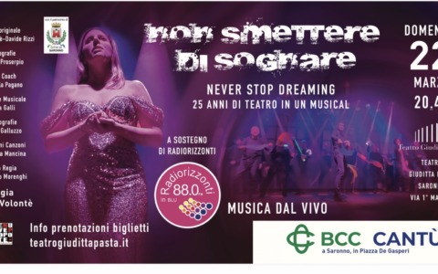 Celebrazione di venticinque anni di teatro con un musical a favore di Radiorizzonti