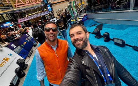 Paolo Patrizi al Festival con Vittorio Brumotti