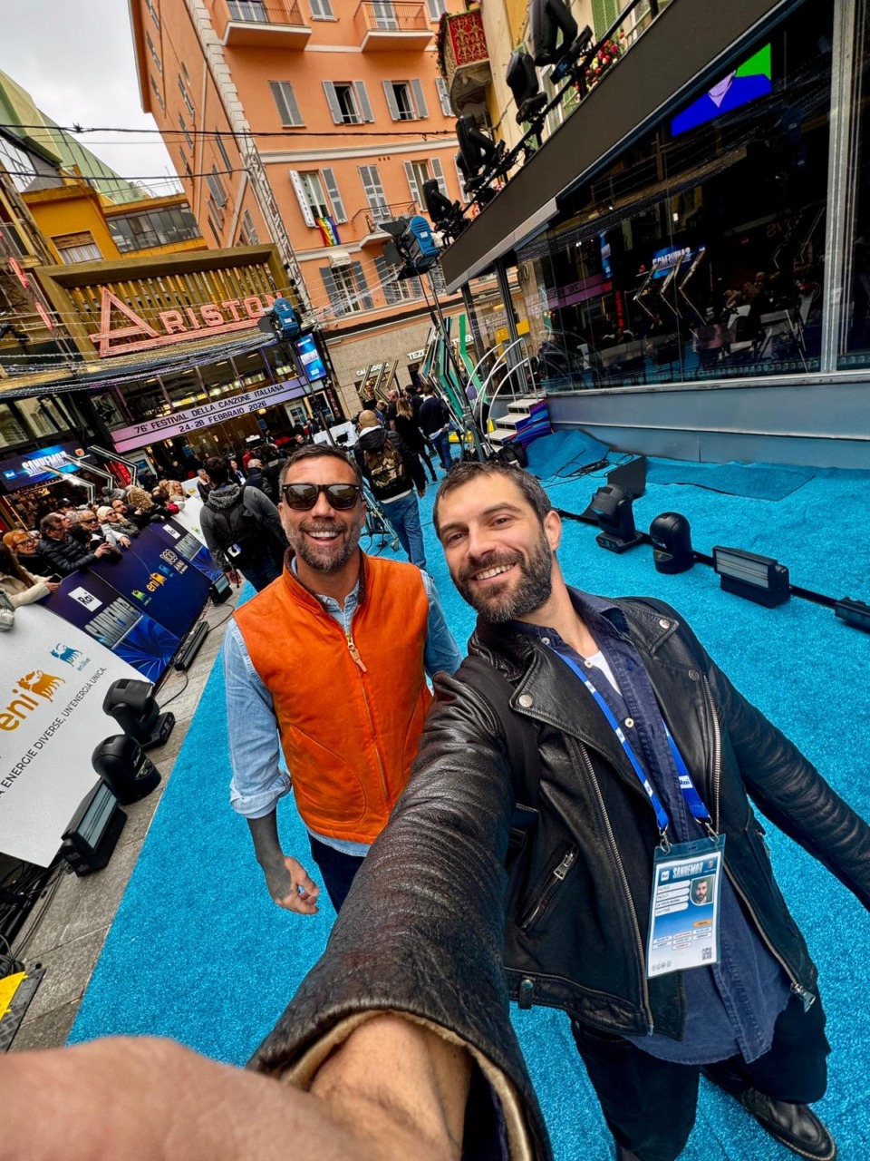 Paolo Patrizi al Festival con Vittorio Brumotti