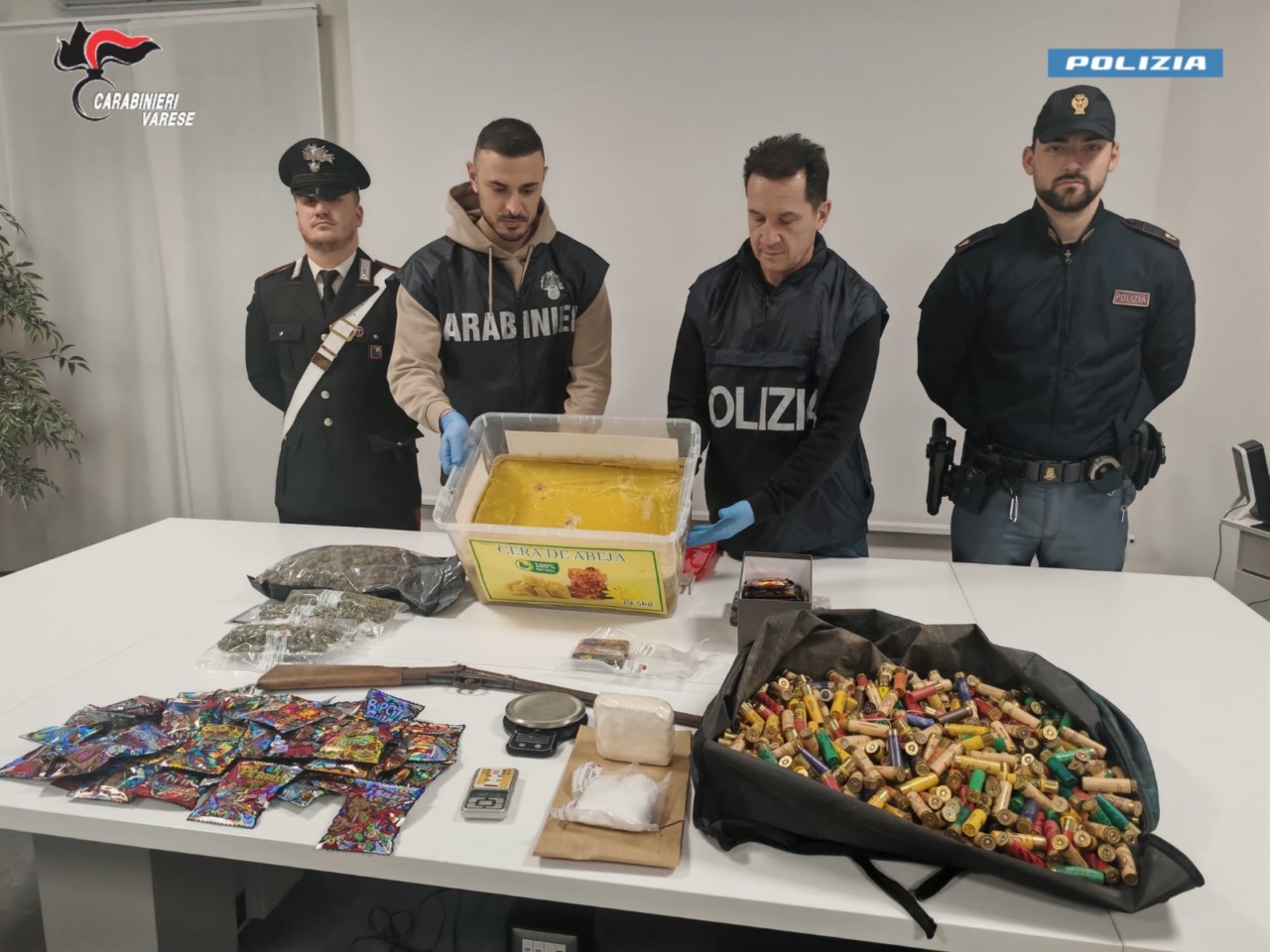 Sequestrata cocaina peruviana camuffata da cera d’api