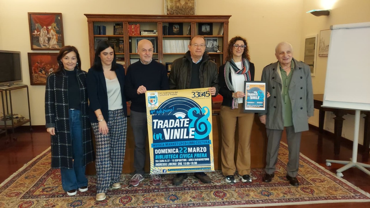 Tradate in Vinile: l’evento musicale torna alla biblioteca Frera