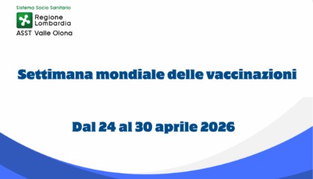 Settimana mondiale dell’immunizzazione: ASST Valle Olona offre vaccini gratuiti