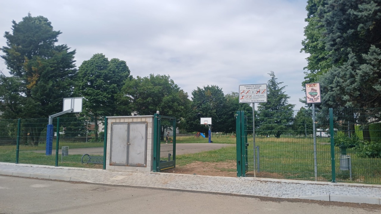 Cislago: chiusura notturna del parco di via Vasco Da Gama