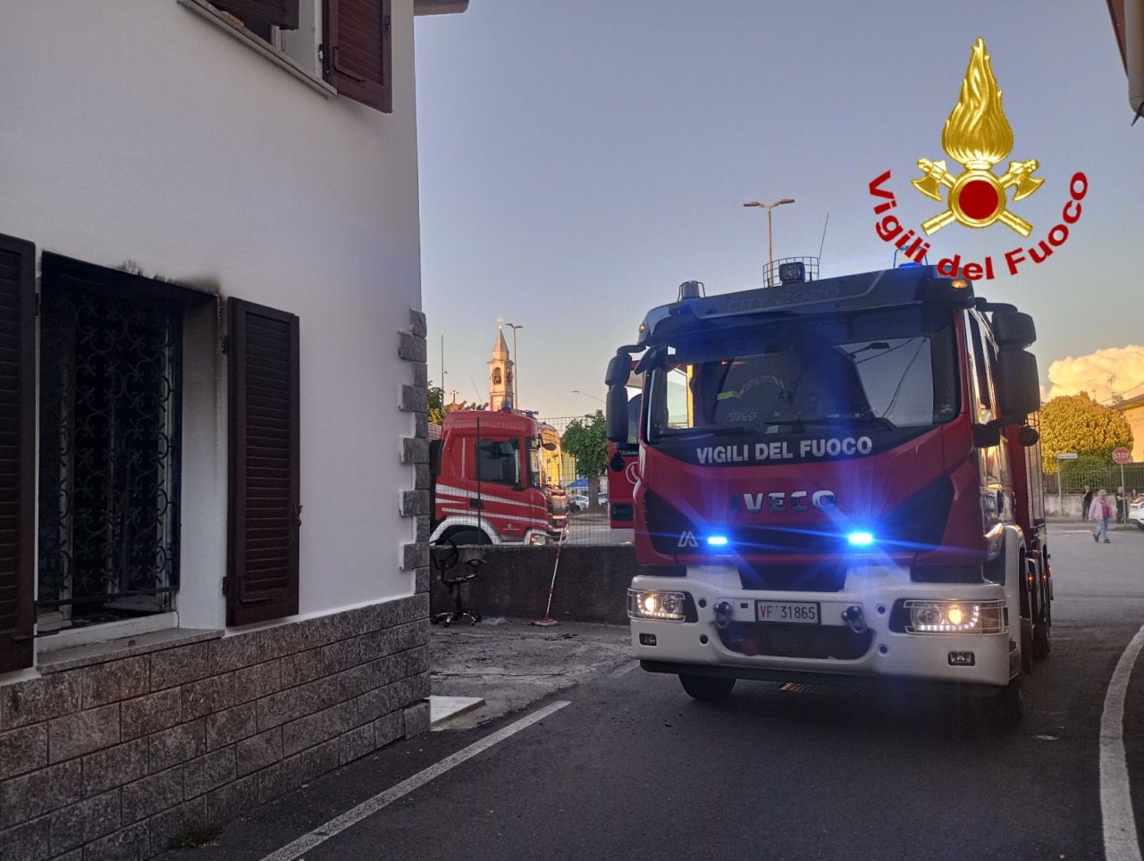 Fagnano Olona: incendio in un’abitazione