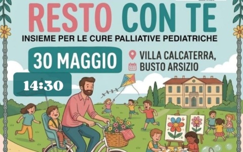 Il Giro d’Italia Cure Palliative Pediatriche arriva a Busto Arsizio