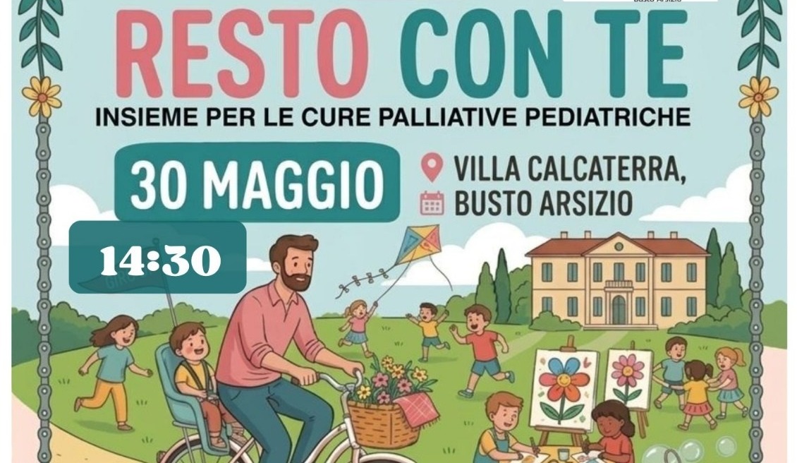 Il Giro d’Italia Cure Palliative Pediatriche arriva a Busto Arsizio