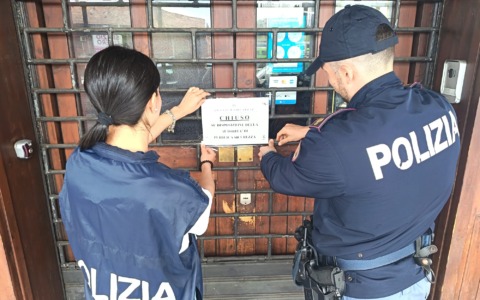 Il Questore ordina la chiusura di un bar per un mese