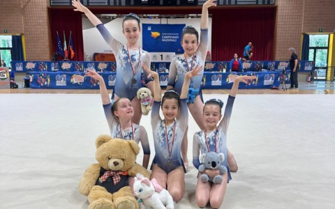 Le atlete di Gymnastikè brillano alle finali nazionali di Ginnastica Ritmica