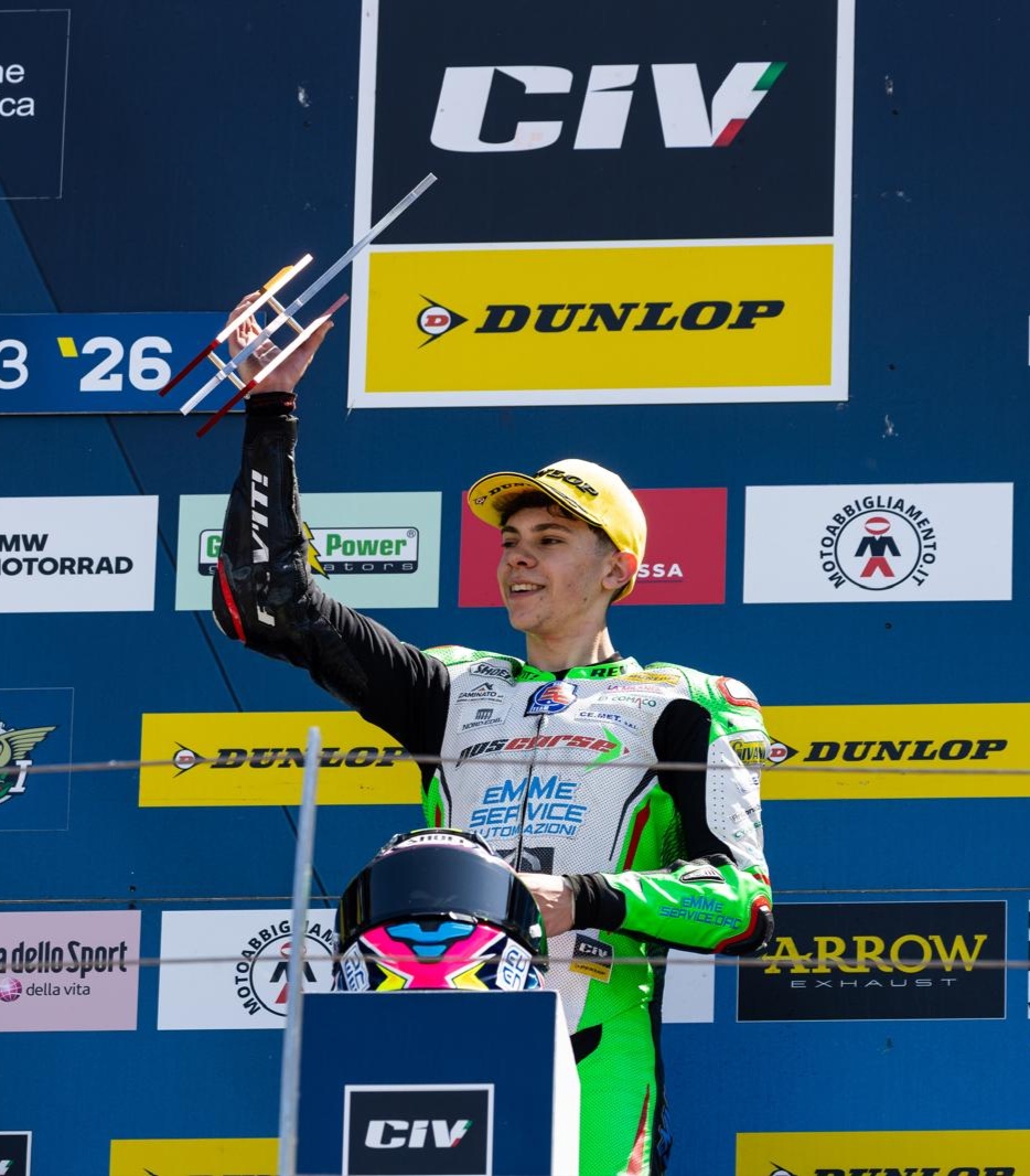 Valentino Sponga inizia alla grande il Campionato