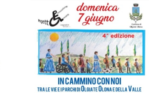 La camminata «In cammino con noi» si svolgerà a Olgiate Olona e nella Valle