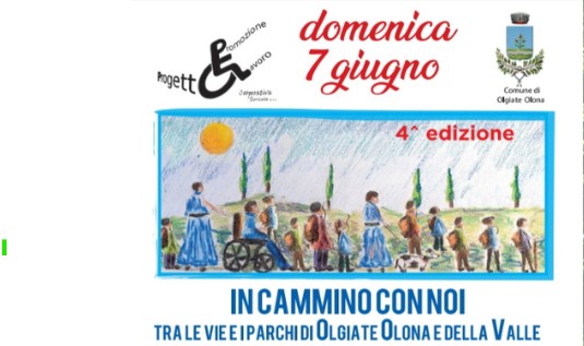 La camminata «In cammino con noi» si svolgerà a Olgiate Olona e nella Valle