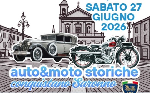 Le auto e moto d’epoca tornano a Saronno