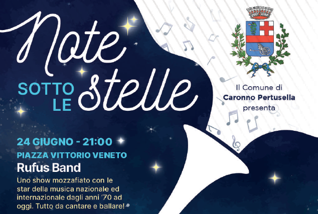 Rassegna musicale “Note sotto le Stelle” a Caronno Pertusella
