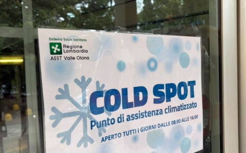 A Somma Lombardo il primo Cold Spot di ASST Valle Olona per l’emergenza caldo