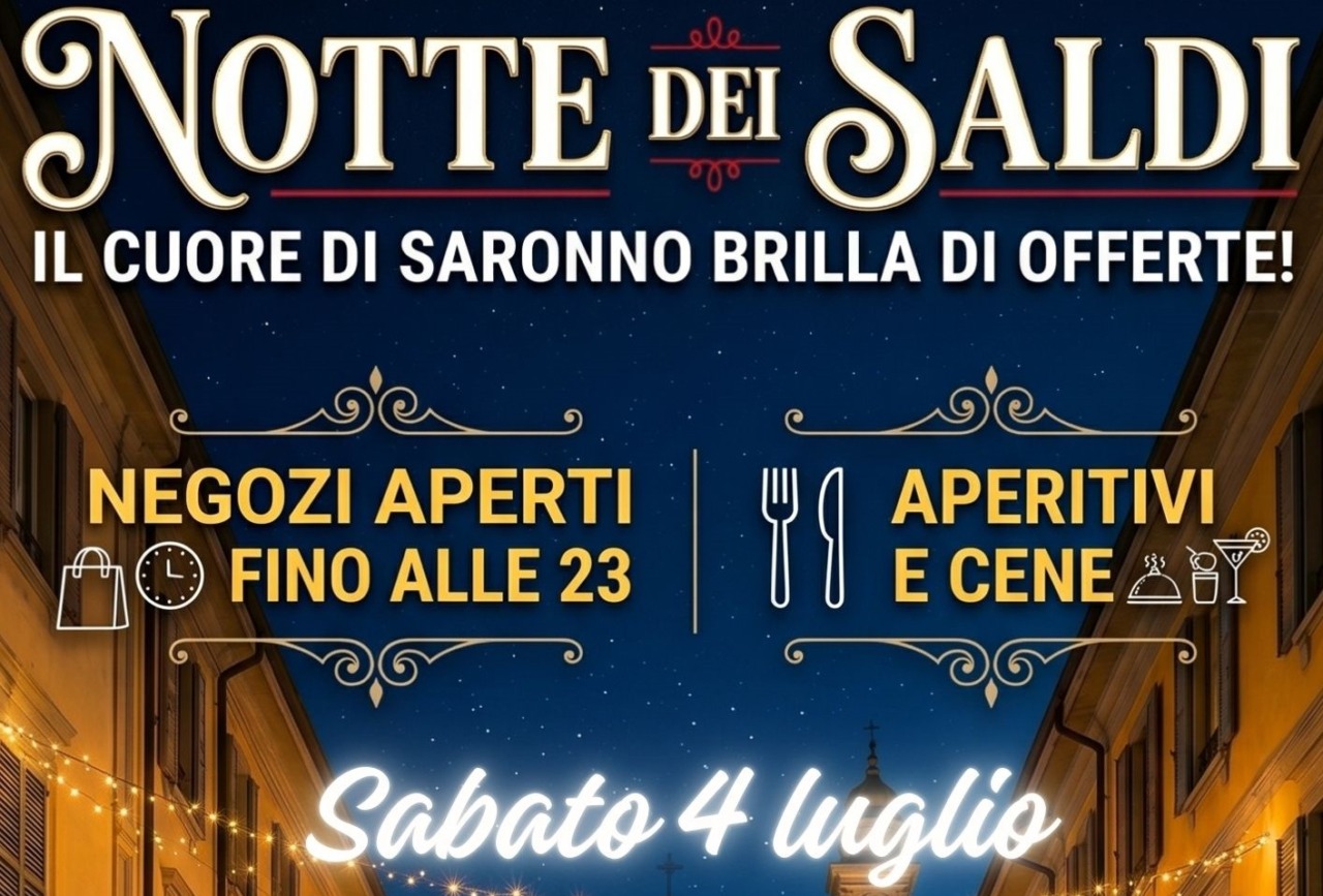 Al via i saldi con Shopping sotto le stelle