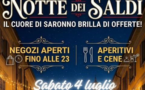 Al via i saldi con Shopping sotto le stelle