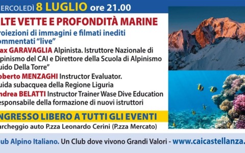 Incontro tra alpinismo e immersioni: un evento unico a Castellanza