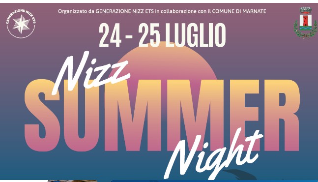 Nizz Summer Night: due serate di musica e intrattenimento