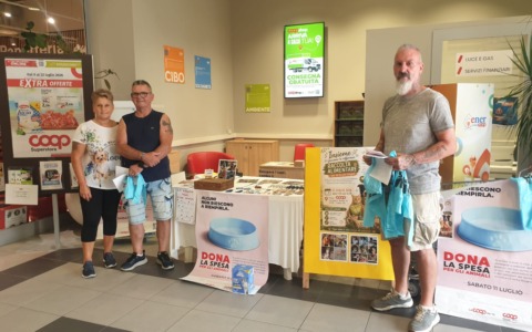 Tradate, oltre due quintali di cibo per gli amici a quattro zampe