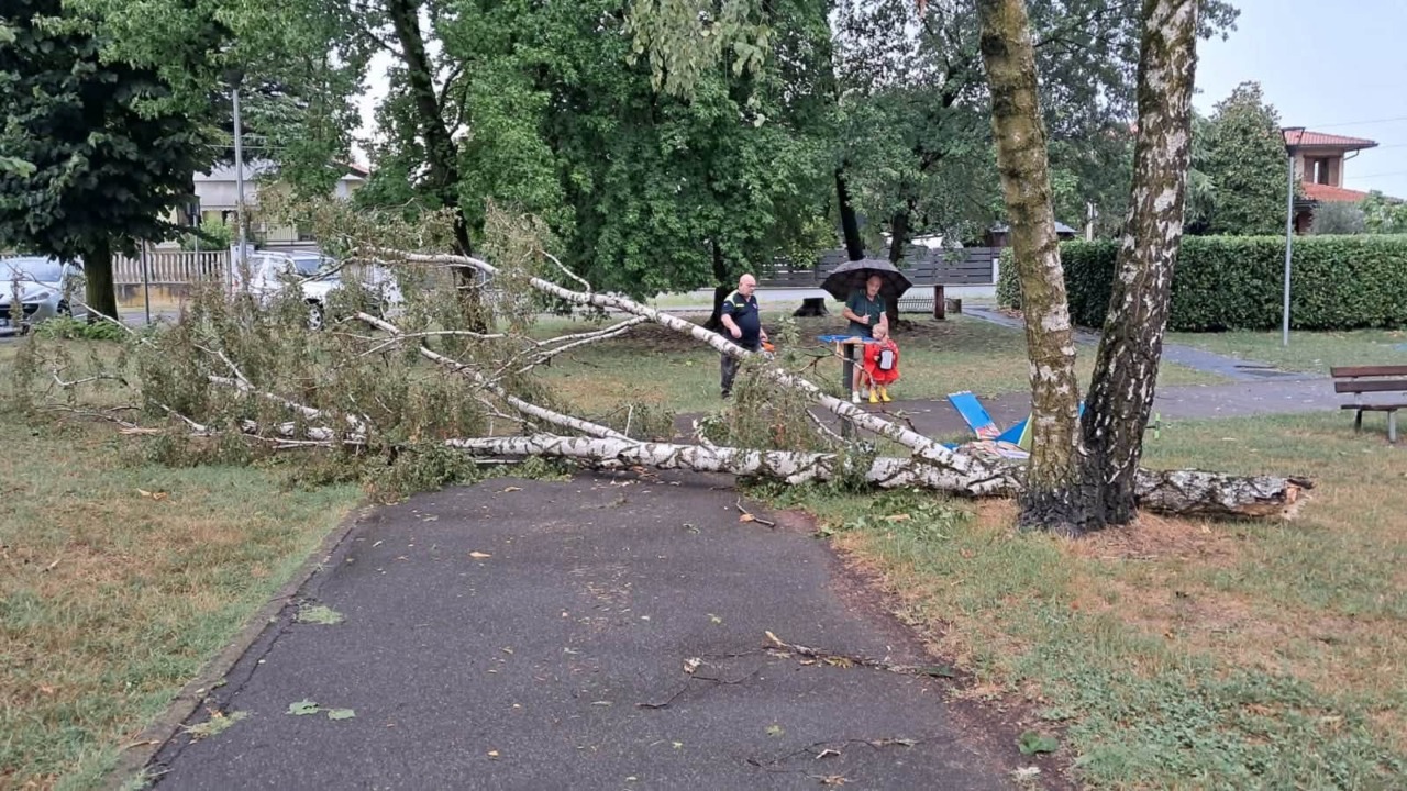 Cislago colpita da forte maltempo: gravi danni e interventi urgenti
